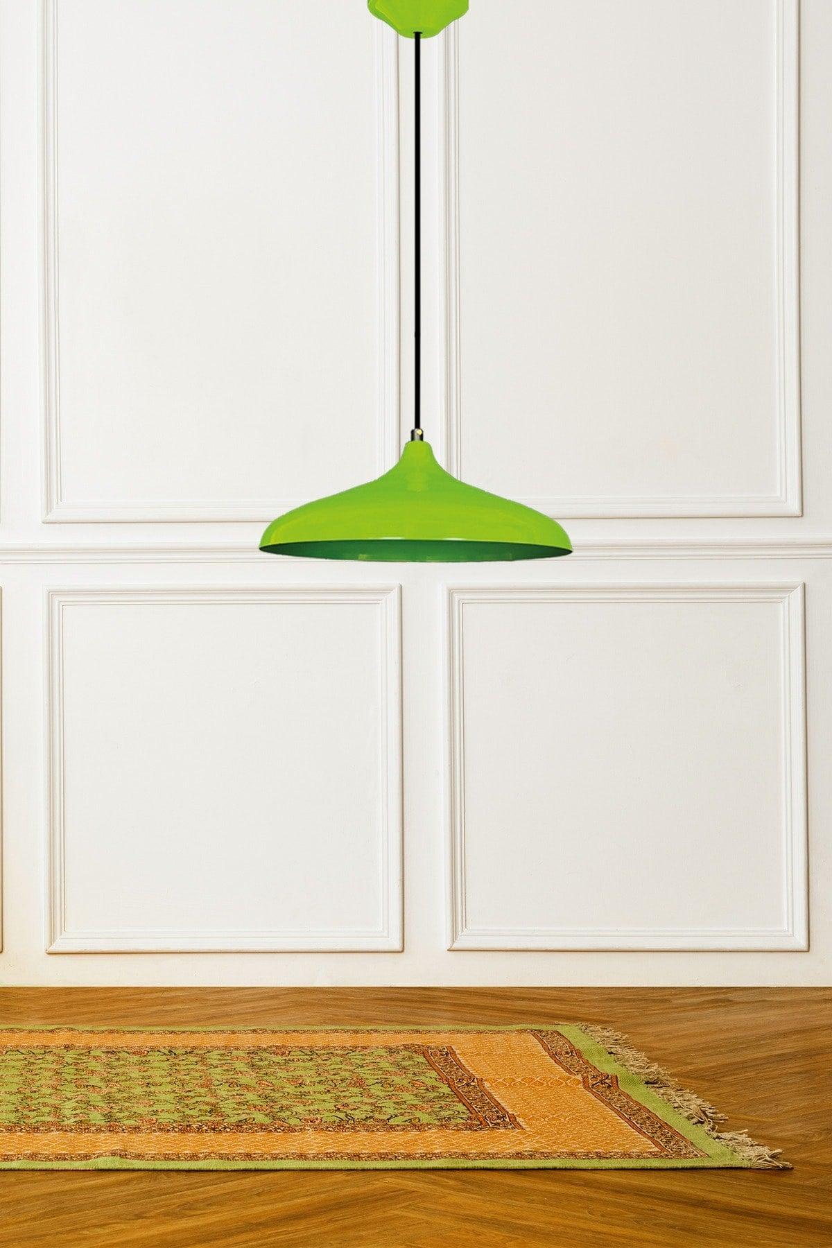 Modern Green Metal Interior Green Single Pendant Chandelier - Swordslife