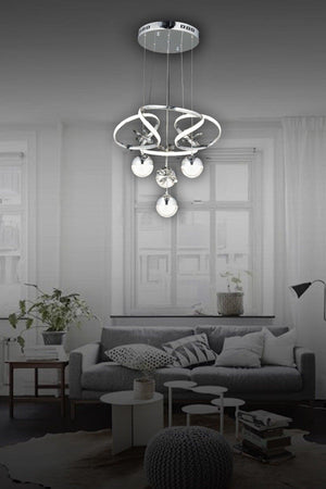 Modern Led Chandelier 3 in 1 Chrome Led Chandelier - Swordslife