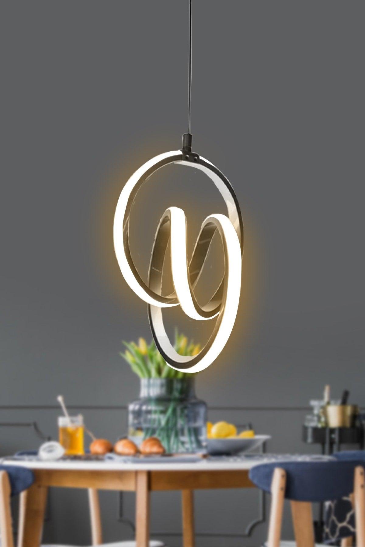 Modern Pendant Lamp Anthracite Case Day Light Led Chandelier With 1 Year Warranty Signature Led Chandelier - Swordslife