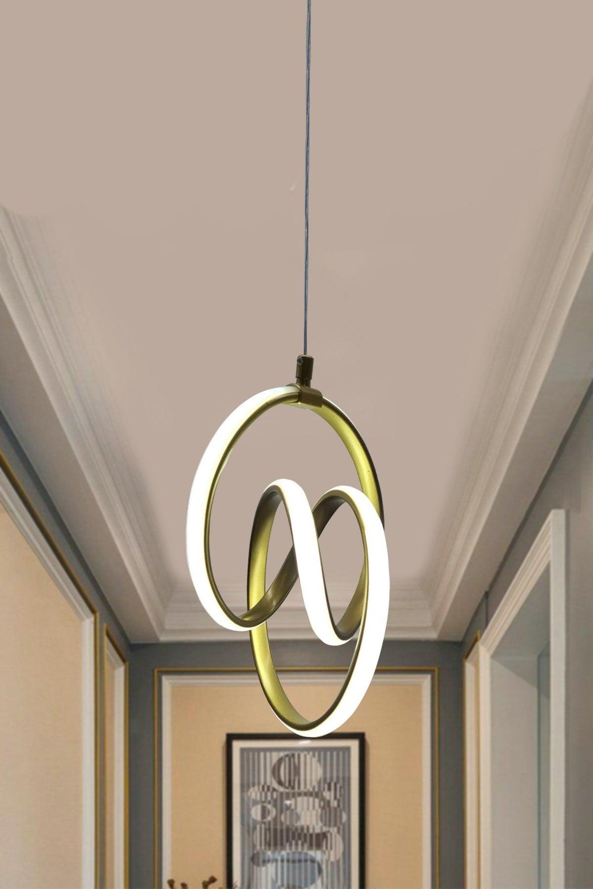 Modern Pendant Lamp Gold Case White Light Led Chandelier 1 Year Warranty Led Chandelier - Swordslife