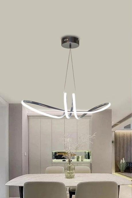 Modern Pendant Lamp Bowtie Led Chandelier - Swordslife