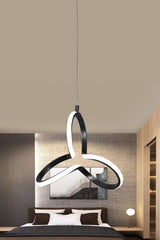 Modern Pendant Led Chandelier Black Case White Light Led Chandelier With 1 Year Warranty - Swordslife