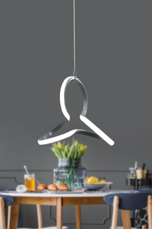 Modern Pendant Lamp Led Chandelier Silver Color White Light Led Chandelier 1 Year Warranty - Swordslife