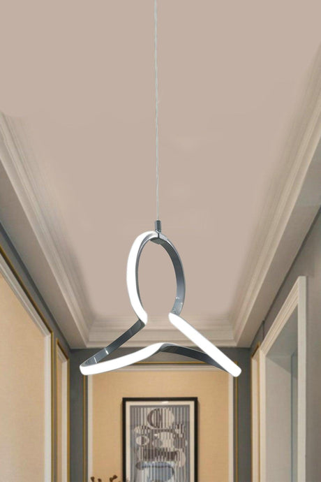 Modern Pendant Lamp Led Chandelier Silver Color White Light Led Chandelier 1 Year Warranty - Swordslife
