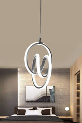 Modern Pendant Lamp Silver Case White Light Led Chandelier 1 Year Warranty Led Chandelier - Swordslife