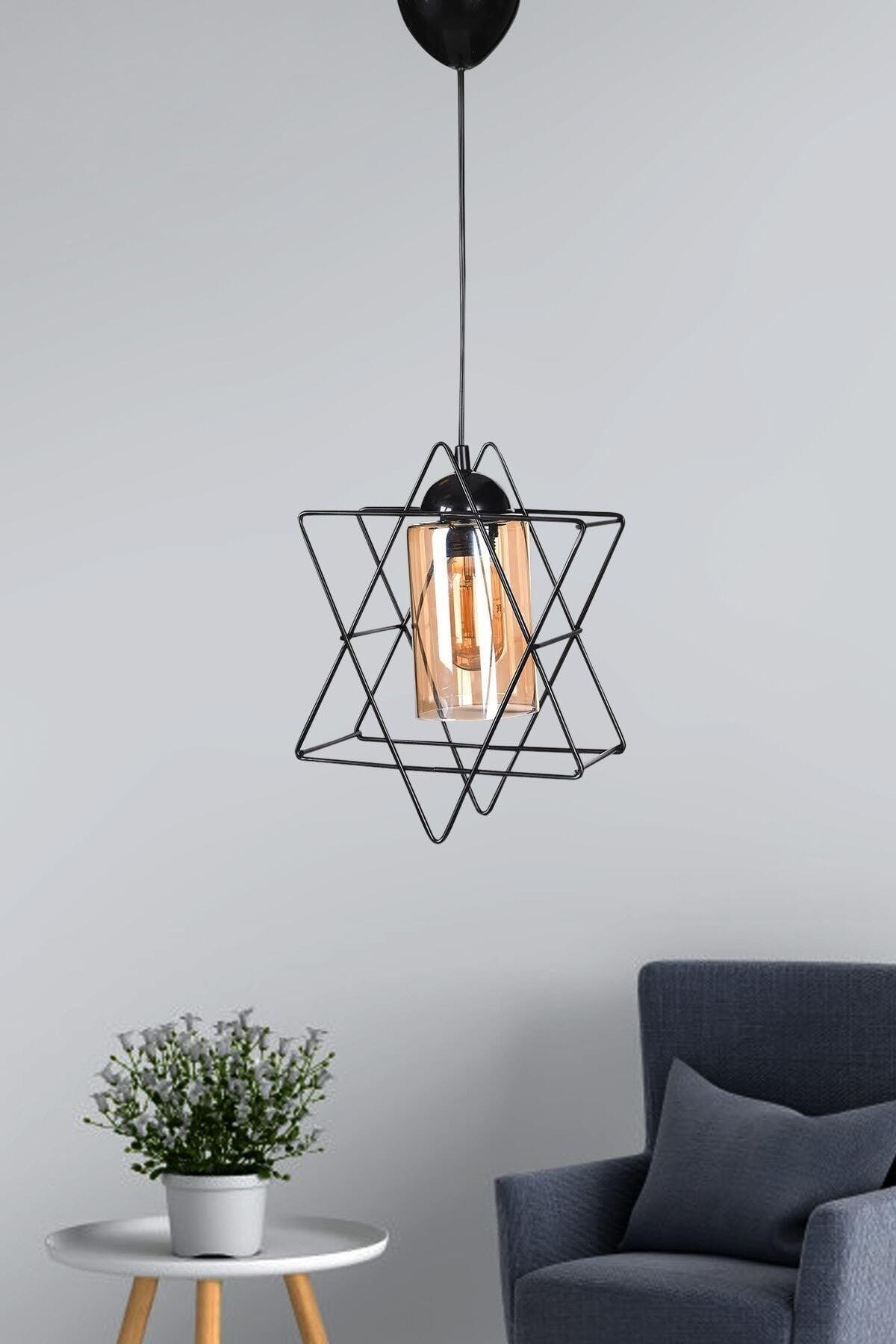 Modern Star Black Pendant Chandelier - Swordslife