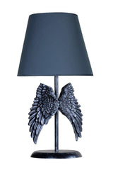 Moderne Design Angel Abajur Silver-Lacivert qdecabjmlk019 - Swordslife