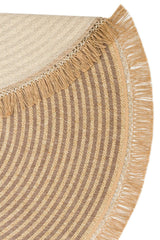 Morocco Mrc 07 Gray Straw Textured Round