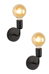 Mosso Sconce 2 Pieces Black - Swordslife