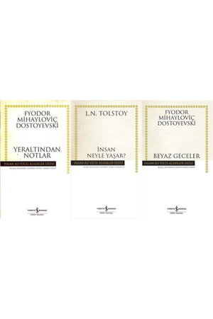 Most Read Dostoyevsky-tolstoy 3 Books Set Notes from Underground-What Man Lives By?-white Nights - Swordslife