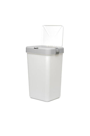 Motek White 40 Lt Single Washing Basket Dirty Basket