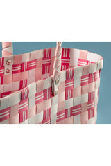 Multi Colors Beach Bag 34*14*32 Cm Pink - Swordslife