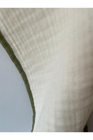 Multi Muslin Baby Swaddle & Bathrobe Oeko-tex Certified 75x75cm Ecru 100% Cotton - Swordslife