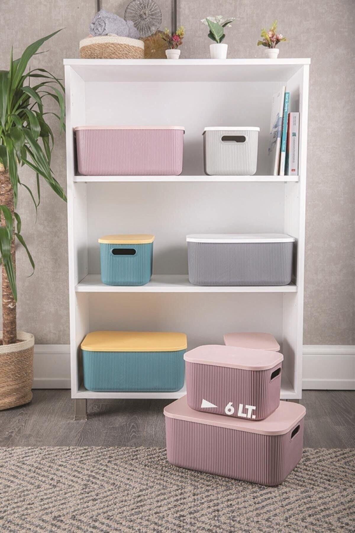 Multi-Purpose 3 Pcs Lid Box Storage Container