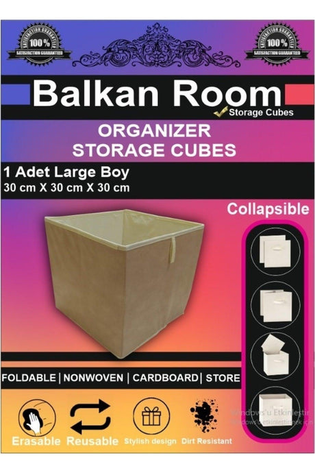 Multi-Purpose Cabinet Organizer Box Decorative Storage Box Shelf Organizer Large - Swordslife