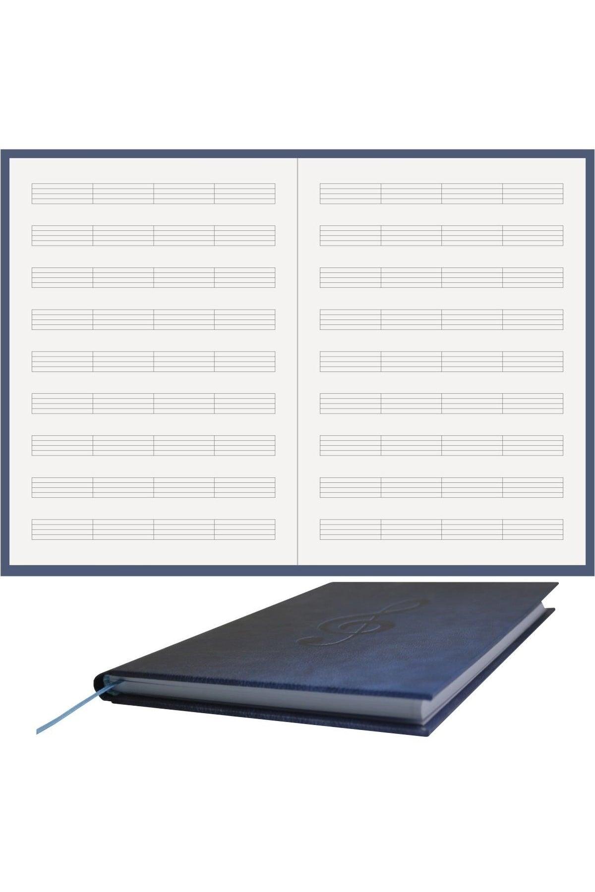 Music Notebook (Keyless Dashed Line)