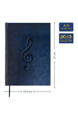 Music Notebook (Keyless Dashed Line)
