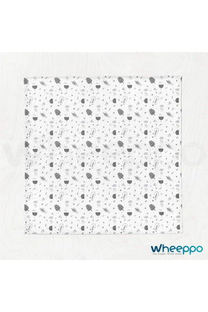 Muslin Baby Blanket Black and White Forest 70*80 - Swordslife