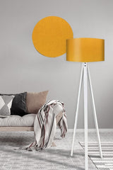 Mustard Headed White Floor Lamp - Swordslife