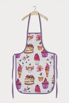 Ice Cream Pattern Liquid‑Proof Kitchen Apron – 50 x 70 cm