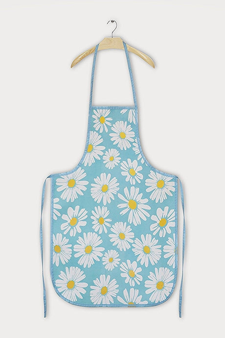 Kitchen Apron Dish Washing Apron Liquid Proof Daisy Pattern - Swordslife