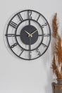 Muyika Bunnela Metal Black Wall Clock 50x50cm Mds-50 - Swordslife