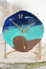 Muyika Diverso Beach Decorative Table Clock18x23cm Silent Mechanism Mms-epo - Swordslife