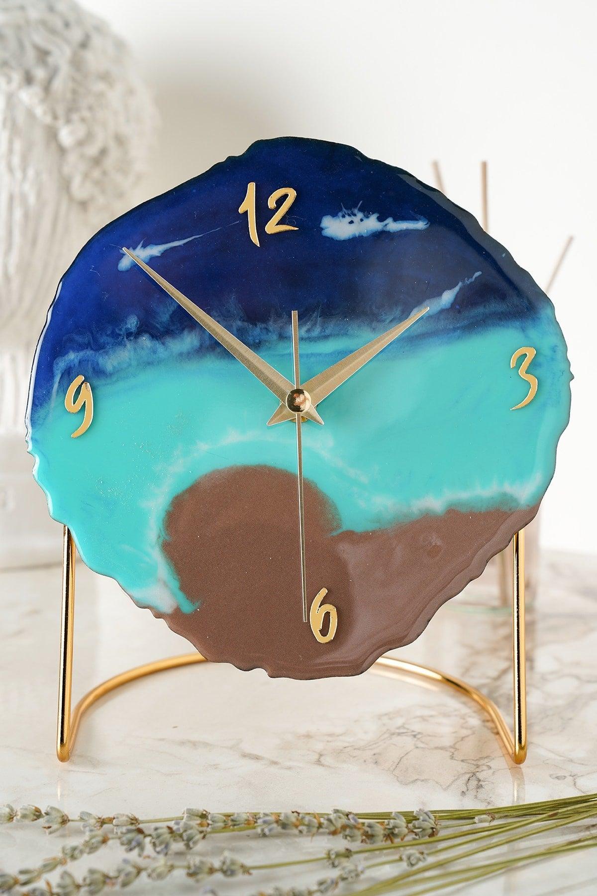 Muyika Diverso Beach Decorative Table Clock18x23cm Silent Mechanism Mms-epo - Swordslife
