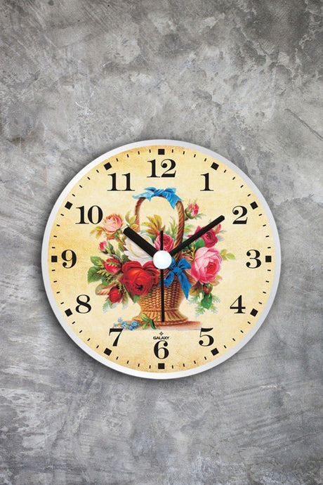 Muyika Kiely Magnetic Basket Roses Fridge Clock 11 Cm Bds-y - Swordslife