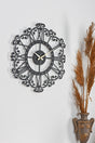 Muyika Modellato Metal Black Wall Clock 41x41 Cm Silent Mechanism Mds-41 - Swordslife