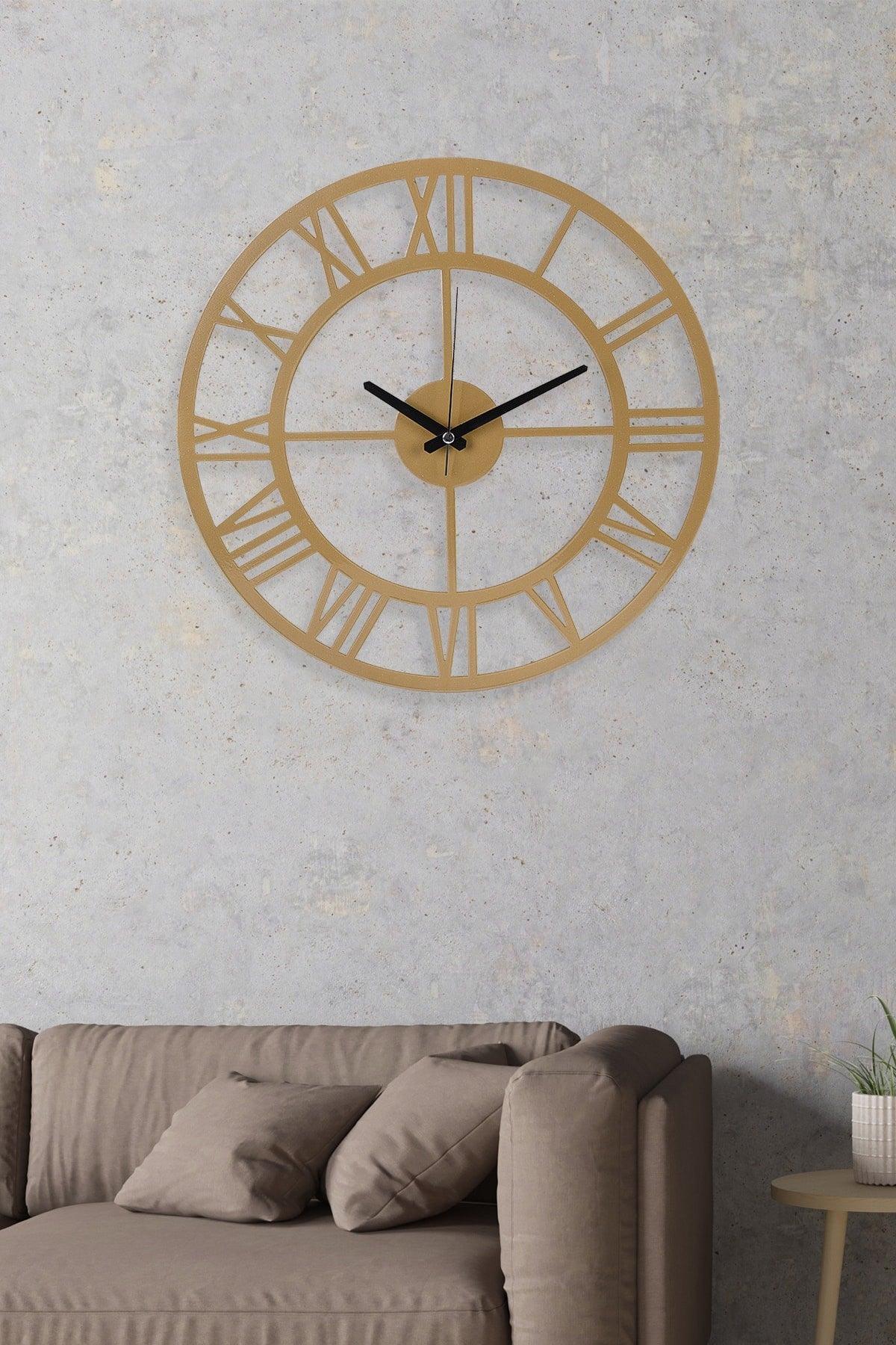 Muyika Romantal Gold/Tumbled Color Metal Wall Clock 41x41cm Mds-41 - Swordslife