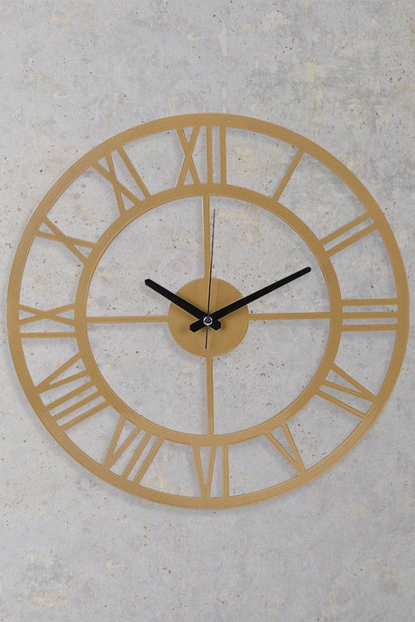 Muyika Romantal Gold/Tumbled Color Metal Wall Clock 41x41cm Mds-41 - Swordslife