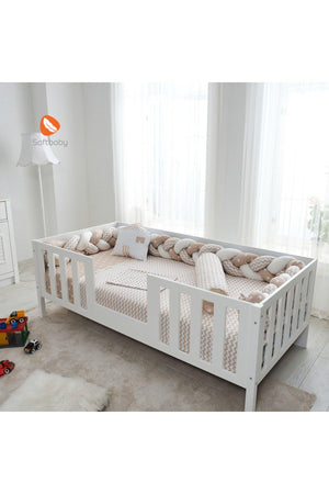My Home Eco Brown Knitted Montessori Sleeping Set - Swordslife