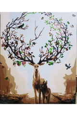 Mysterious Forest And Deer Color by Number Hobby