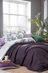 Nadia Double Bedspread - Purple - Swordslife