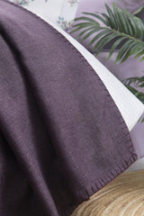 Nadia Double Bedspread - Purple - Swordslife
