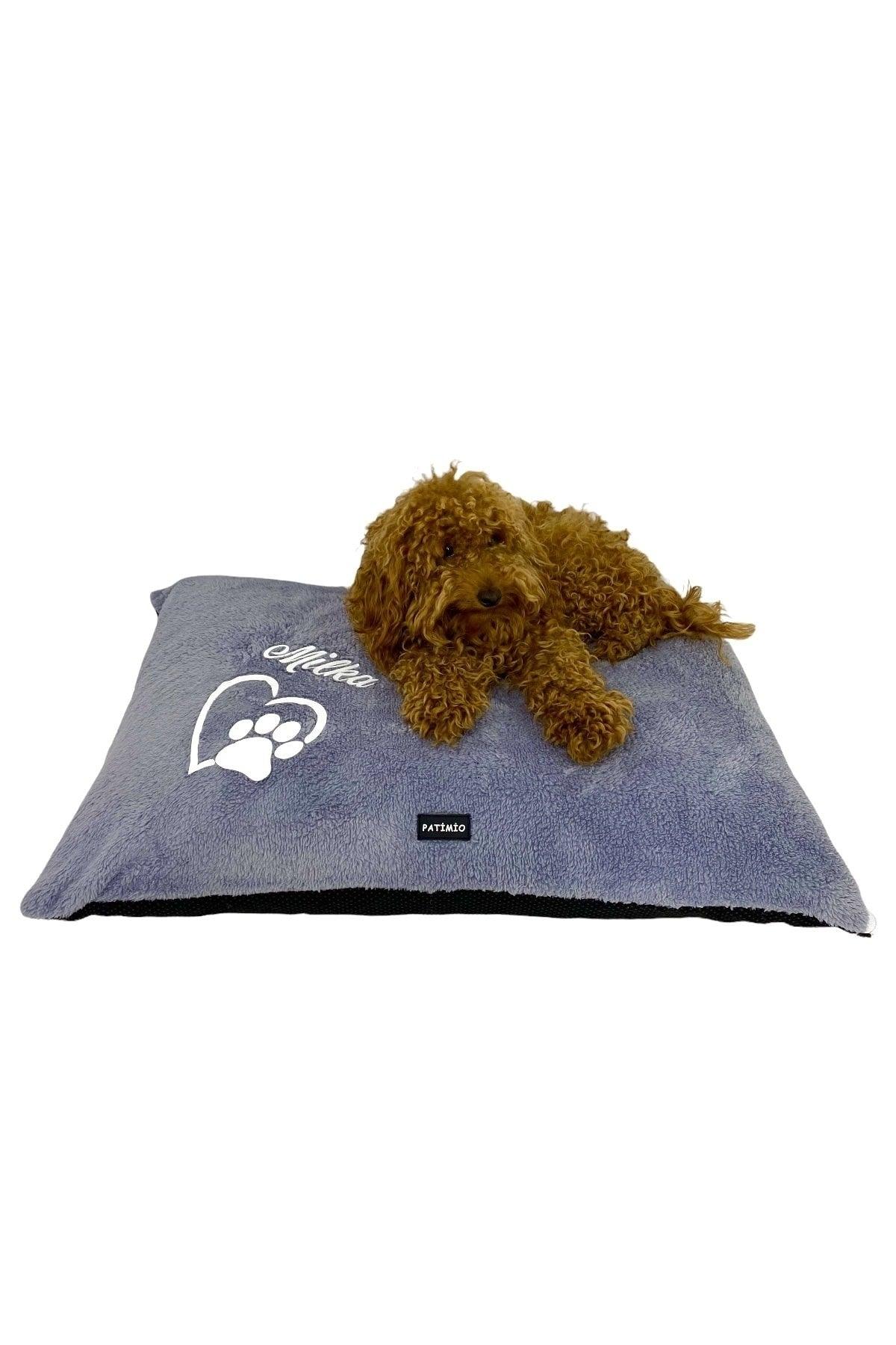 Name Special Soft Cat And Dog Bed Gray Color