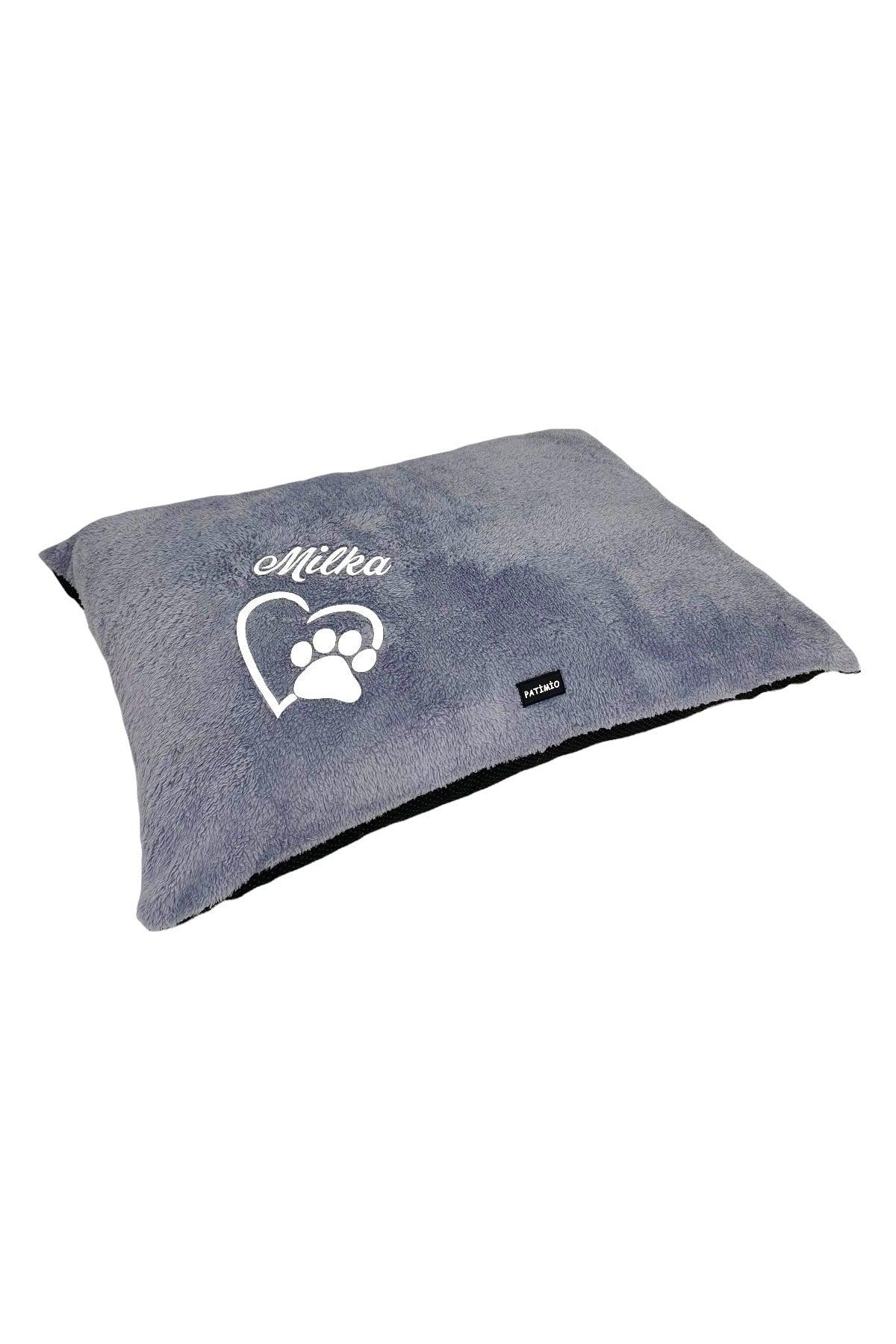 Name Special Soft Cat And Dog Bed Gray Color