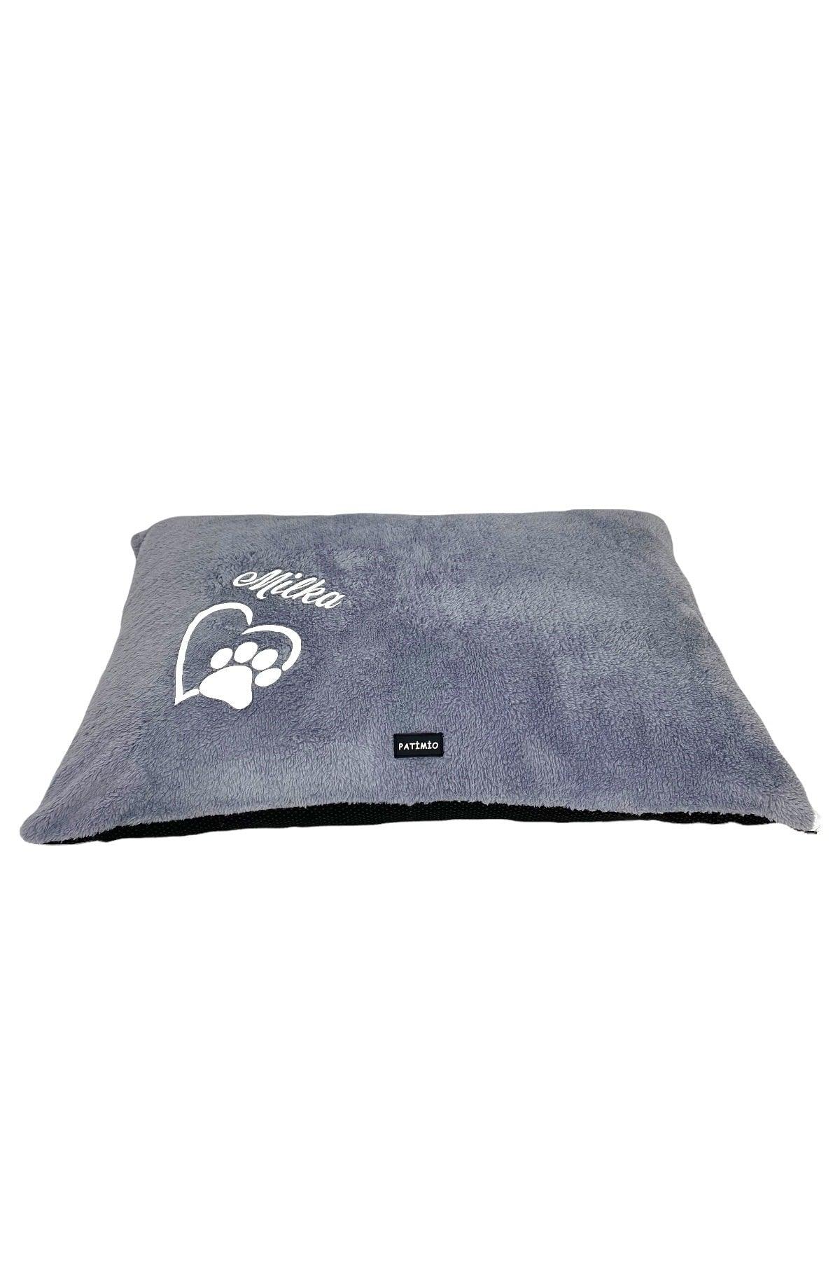 Name Special Soft Cat And Dog Bed Gray Color