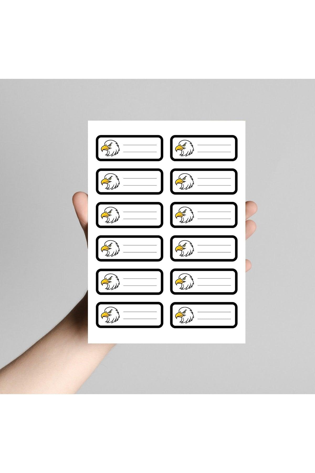 School Nameplate Sticker