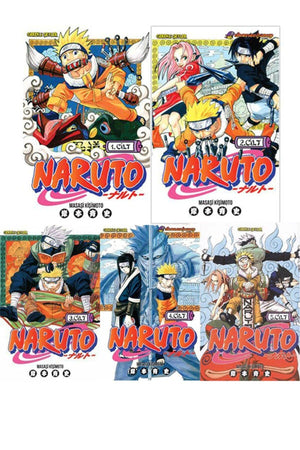 Naruto Manga Starter Set (Volume 1 - 2 - 3 - 4 - 5 English) - Swordslife