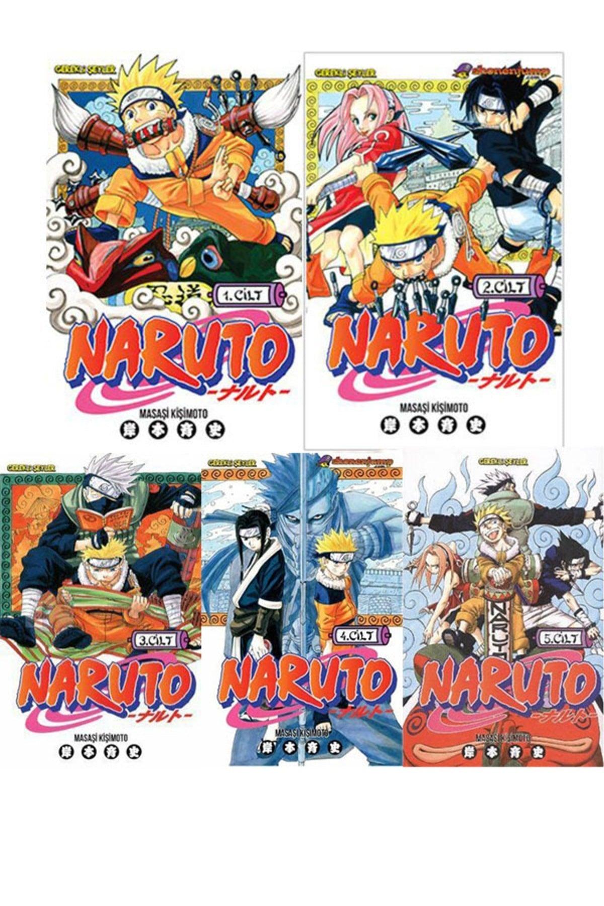 Naruto Manga Starter Set (Volume 1 - 2 - 3 - 4 - 5 English) - Swordslife