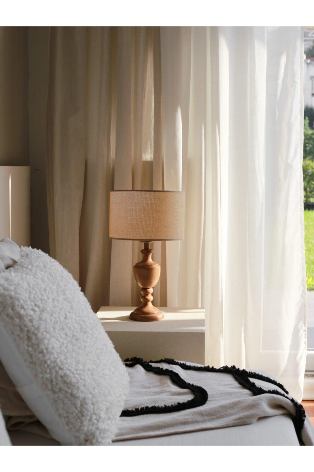 Natural Solid Wood Straw Hat Scandinavian Special Design Minimalist Decoration Lampshade Lighting - Swordslife