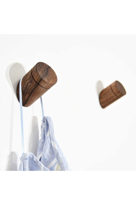 Natural Walnut Wooden Wall Hanger 2 Pieces - Swordslife