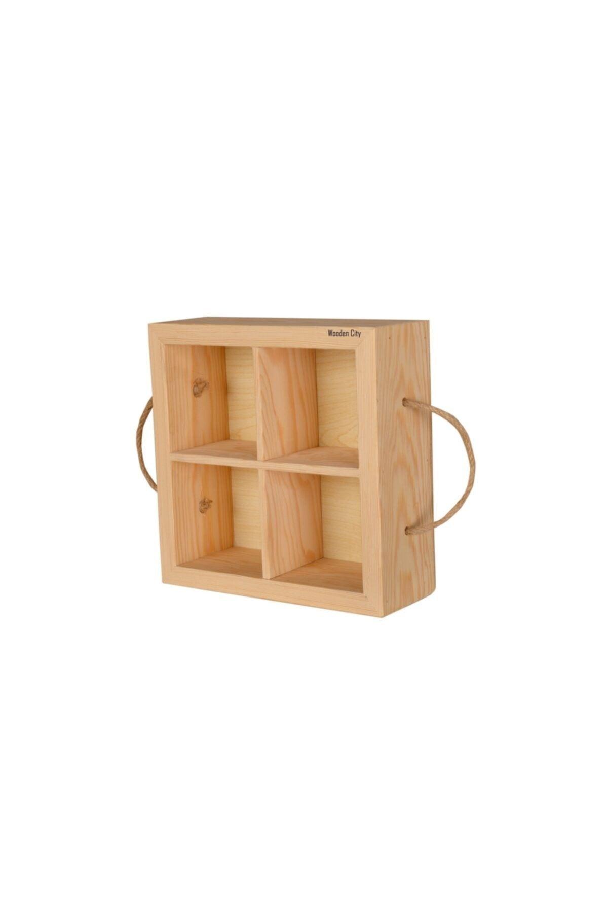 Natural Wood Organizer Box Organizer