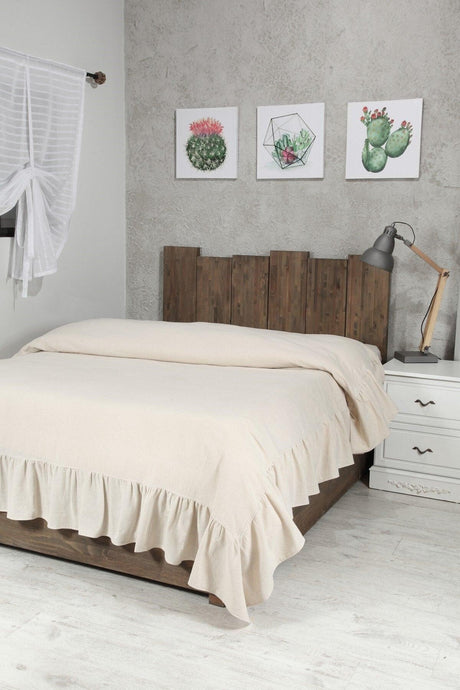 Natural Bed Linen Double Vintage 220x240 Cm - Swordslife