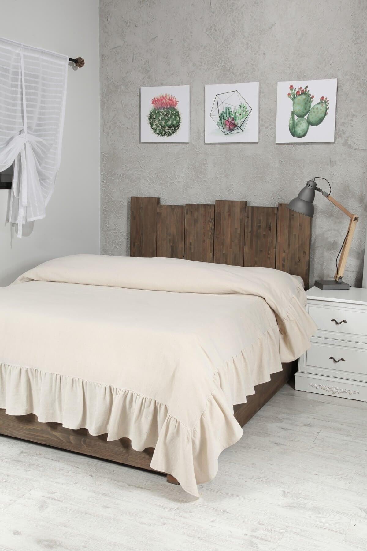 Natural Bed Linen Double Vintage 240x260 Cm - Swordslife