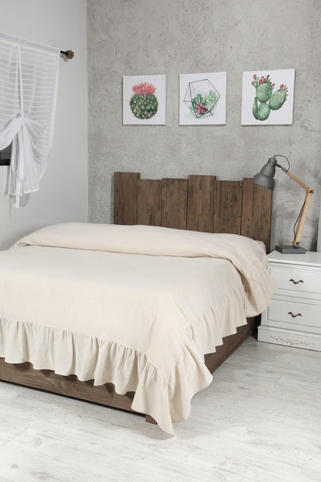 Natural Bed Linen Double Vintage 240x260 Cm - Swordslife