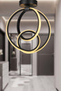 Neo 3 Color Led Ceiling Mount Chandelier Black - Swordslife
