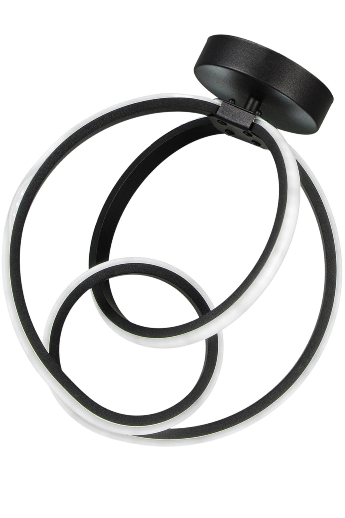 Neo 3 Color Led Ceiling Mount Chandelier Black - Swordslife